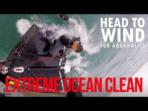 Foiling Waszp VS 25+ Knots during Extreme Ocean Clean - with Sam Whaley