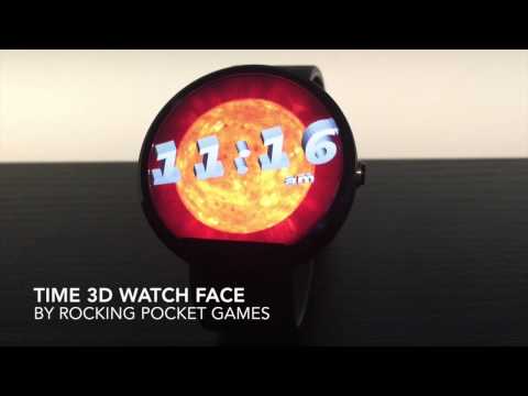 Time 3D Watch Face Video