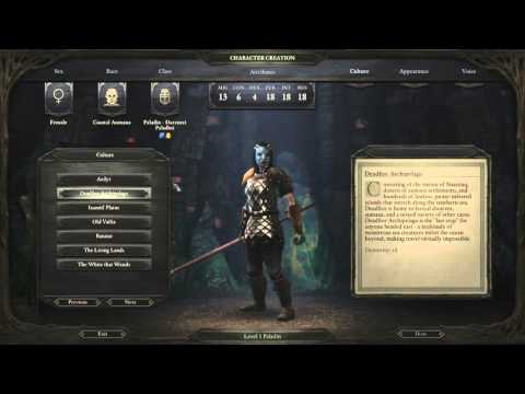 Trio Tutorial Pillars of Eternity PotD - part 1 Character Creation