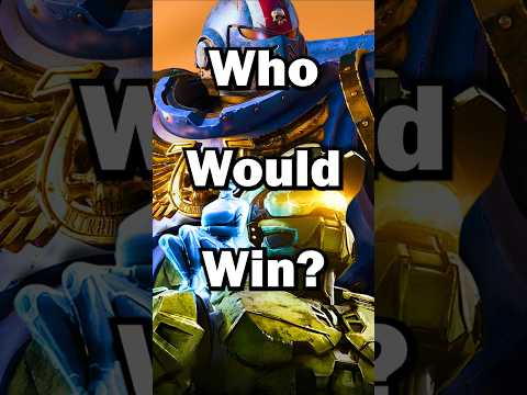 Space Marines Vs Spartans! #halo #spacemarines #warhammer #gaming #shorts