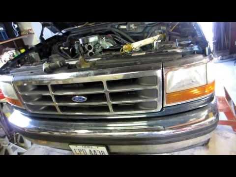 95 F150 shorty to long tube header swap