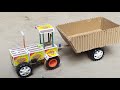 Matchbox Tractor Cardboard Trolley Diy Tractor Trolley Craft