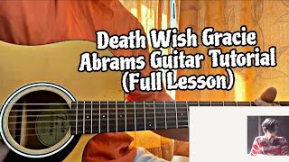 Death Wish - Gracie Abrams // Easy Guitar Tutorial with Chords (How to play)