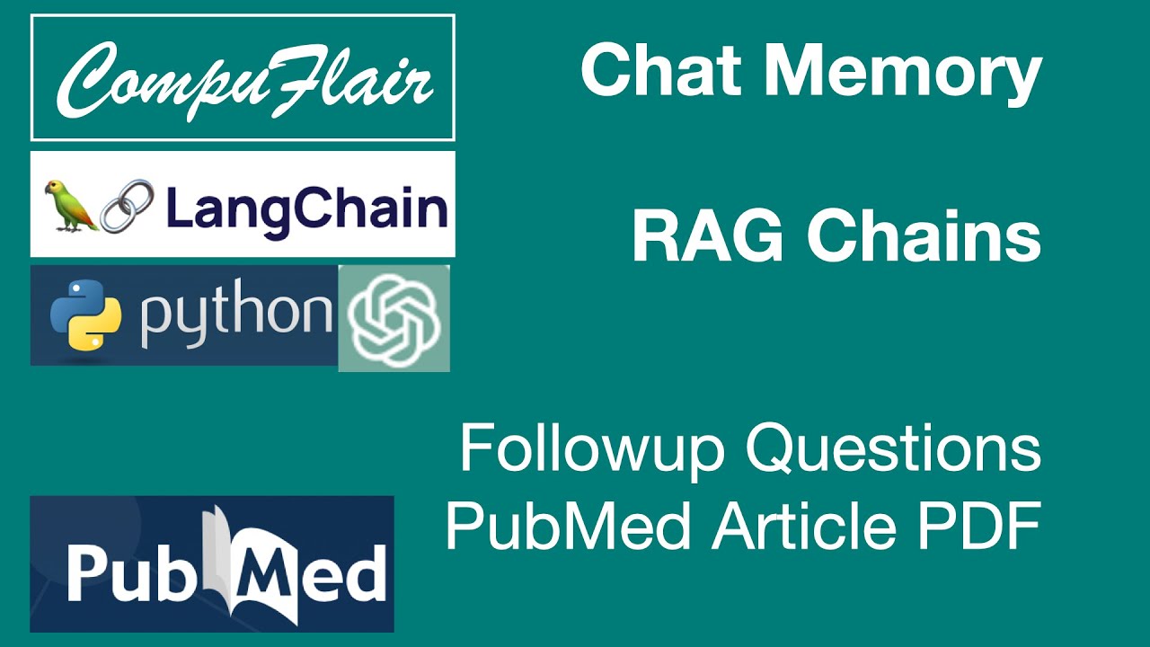 Chatbot Memory: Retrieval Augmented Generation (RAG) Chain | LangChain | Python | Ask PDF Documents