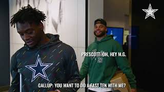 Michael Gallup Fast 10 Q&A | Dallas Cowboys 2022 video