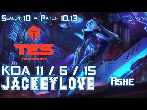 TES JackeyLove ASHE vs APHELIOS ADC - Patch 10.13 KR Ranked
