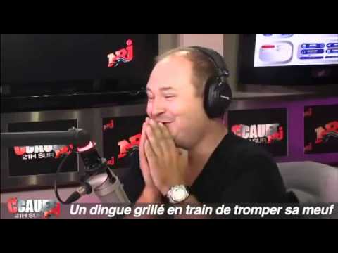 Cauet - Un dingue pris par la brigade du flag!