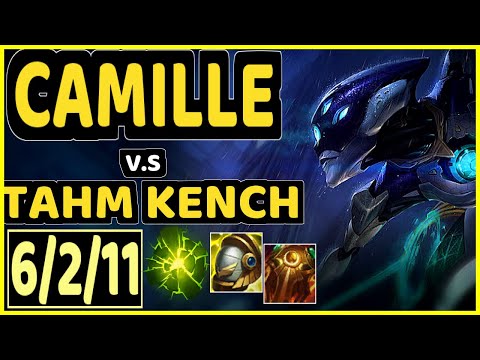 CAMILLE vs TAHM KENCH - 6/2/11 KDA BOTTOM SUPPORT CHALLENGER GAMEPLAY - KR