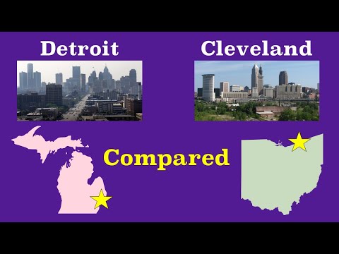 Cleveland and Detroit Compared