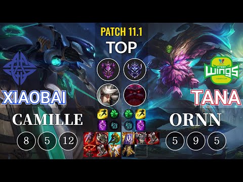 ES Xiaobai Camille vs JAG TaNa Ornn Top - KR Patch 11.1