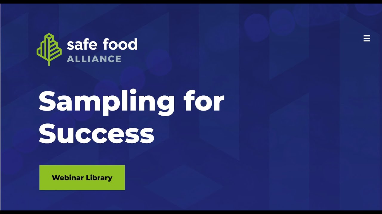 Sampling for Success - Products, the Processing Environment, and More