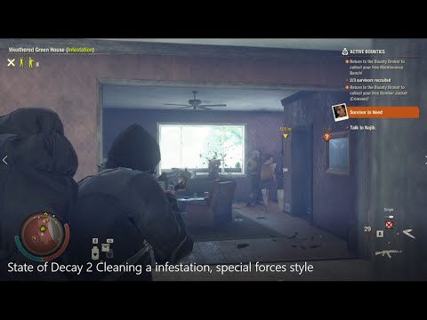 State of Decay 2 Cleaning a infestation, special forces style
