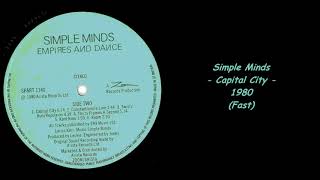 Simple Minds - Capital City - 1980 (Fast)