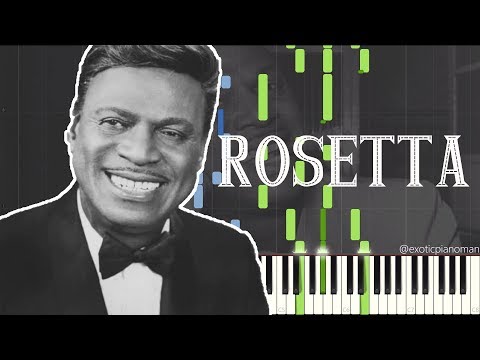 Earl Hines - Rosetta (Solo Jazz Stride Piano Synthesia)