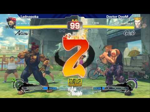 DoC9.5 SSF4AE2012 Tournament GRAND FINAL Ladnopoka Akuma Honda Cody vs Doctor DooM Deejay Guile