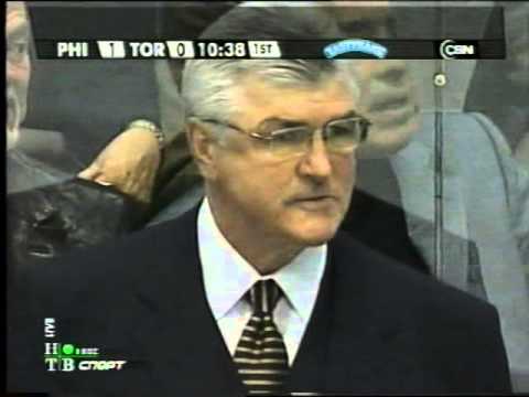 RS 03 04 #47   01 17 04   Philadelphia Flyers @ Toronto Maple Leafs   Todd Fedoruk score