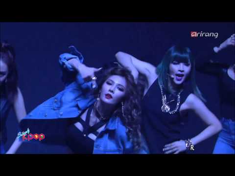 【HD繁體中字】 150220 4MINUTE - Crazy   @ ArirangTV Simply KPOP