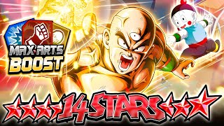 (Dragon Ball Legends) MAX ARTS BOOSTED TIEN & CHIAOTZU NEARLY SOLO A DAIMA TEAM WHAT THE HECK