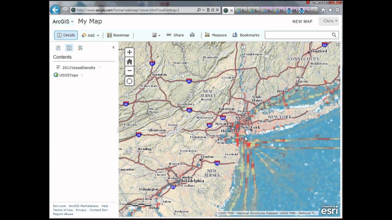 GIS Tutorial: Adding custom basemaps to ArcGIS Online, Data.gov Web Map Services