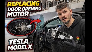 How to replace / fix the door opening motor on a Tesla Model X!