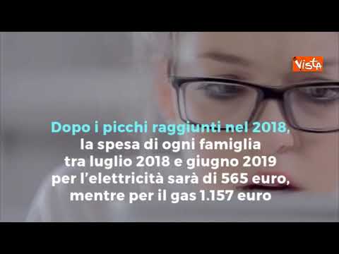 Gas e luce, tariffe giù dal primo Aprile 2019