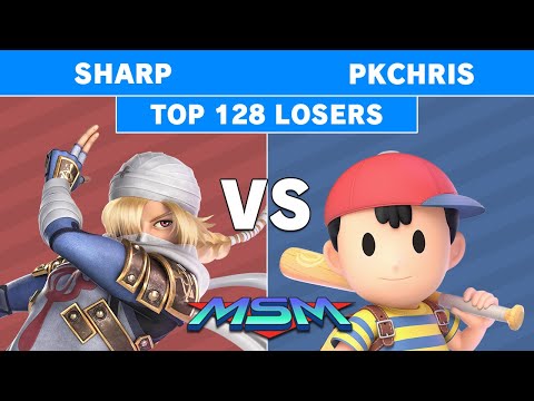 MSM Online 50 - NVR | PKChris (Ness) Vs. Sharp (Sheik) - Top 128 Losers Side