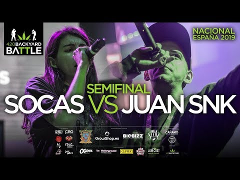 SARA SOCAS vs JUAN SNK. SEMIS Nacional 2019. 420 Backyard Battle