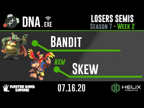 DNA.EXE S7:W2 - Bandit (King K. Rool) Vs. NXM |  Skew (Banjo) - L Semifinals