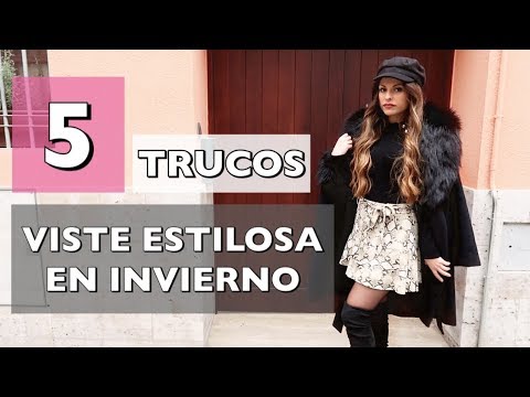 VISTE con ESTILO en INVIERNO (5 TRUCOS) ¡SIN pasar FRÍO! SÚPER FÁCIL | Bstyle