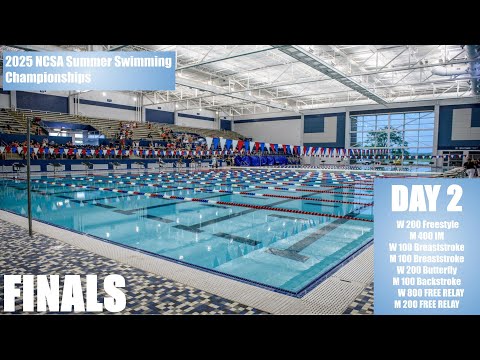 Day 2 Finals | 2025 Summer Swimming Championships | Huntsville AL