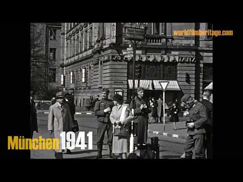 Zugfahrt nach München Hbf. 1941 - Trainride to Munich 1941