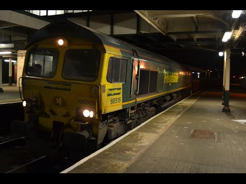 #427: Freightliner Class 66515 passes Llandudno Junction & Deganwy (13/09/14)