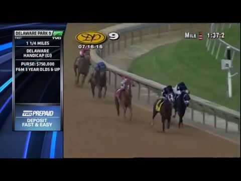 RACE REPLAY: 2016 Delaware Handicap Featuring I'm A Chatterbox