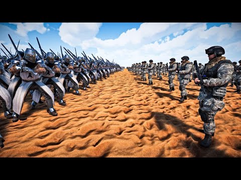 5000 US SPECIAL FORCES VS 1,000,000 CRUSADERS - Ultimate Epic Battle Simulator 2 | UEBS 2