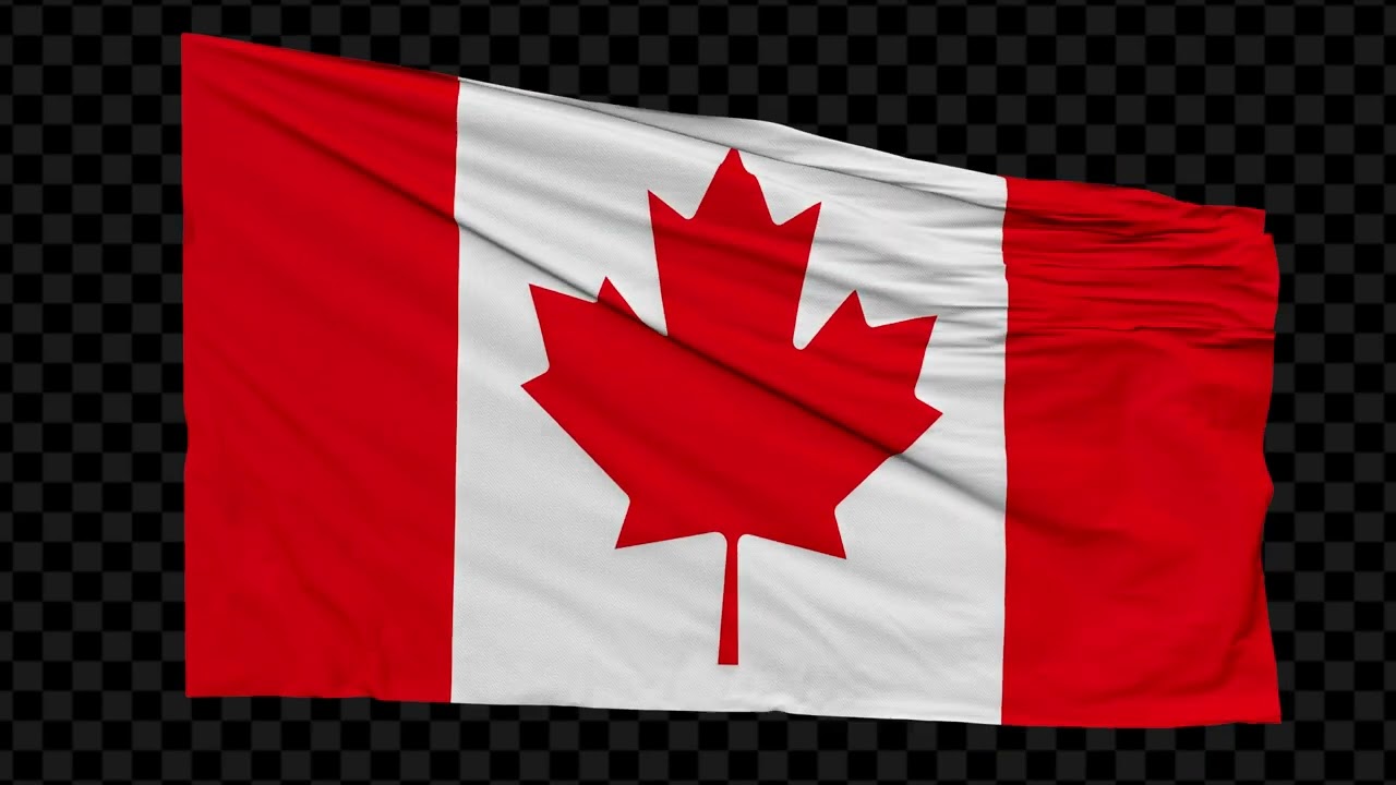 PNG flag waving material | canada flag