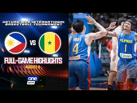 Philippines vs. Senegal highlights | 2023 Heyuan WUS International Basketball - Aug. 6, 2023