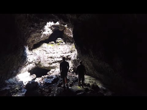 Exploring A Cave - Big Island, Hawai'i