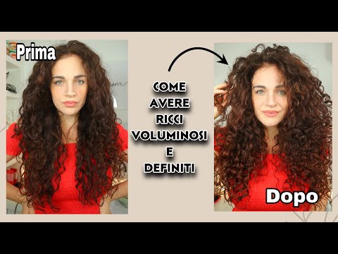 COME AVERE RICCI VOLUMINOSI E DEFINITI (ANCHE PER PIU GIORNI )😍