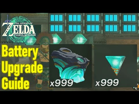 Zelda Tears of the Kingdom battery upgrade guide, fastest battery farming