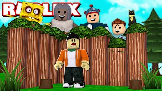 Building Against Denis Army And Monster Attacks In Roblox