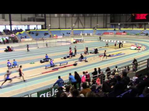 2016 01 24 KVV indoor Gent 400m met Segers Daniel en Verniers Thibeau