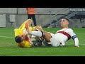 Cristiano Ronaldo Horror Tackle Against Goalkeeper