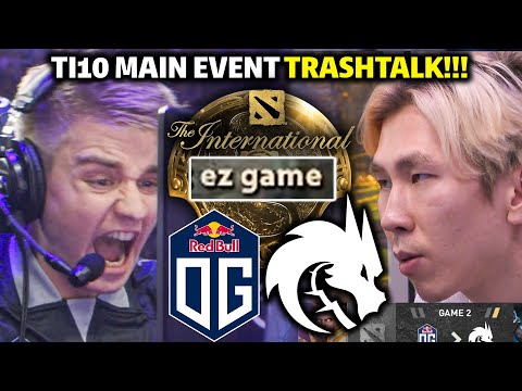 OG vs SPIRIT Game 2 - WTF TRASHTALK IN MAIN STAGE!!! TI10 MAIN EVENT DOTA 2 HIGHLIGHTS