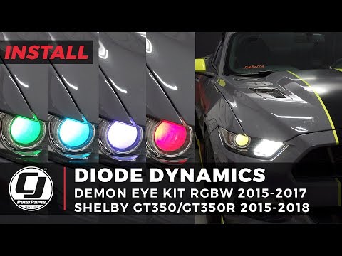 S550 Mustang Install: Diode Dynamics Pro-Series RGBW Demon Eye Kit with Brackets