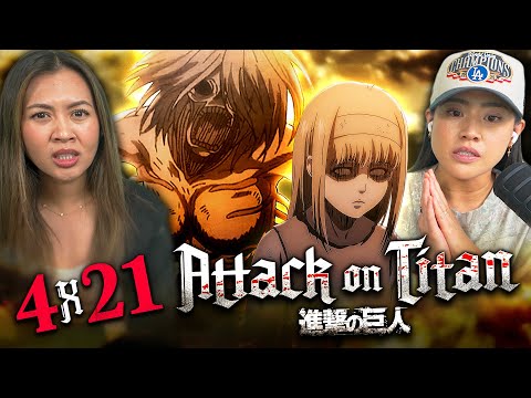 THE TRAGIC BEGINNING 😭 Attack on Titan Season 4 Episode 21 | Reaction & Review
