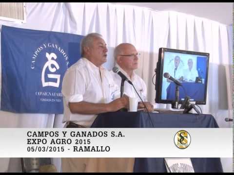 Comienzo del Remate - Campos y Ganados S.A. - Expo-Agro 2015. 05-03-2015