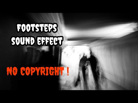 Fast and Slow footsteps sound effect for video no copyright