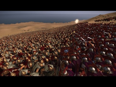 12000 BEST ROMAN UNITS vs 12000 BEST SPARTAN UNITS - Total War: ROME 2 [4K/UltraHD]