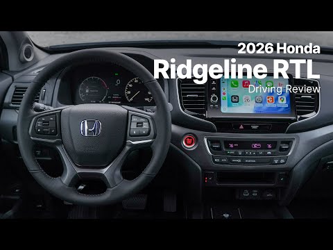 2026 Honda Ridgeline RTL | Driving Review