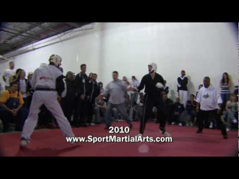 Alex Lane v Cass Sigmon - Men's team sparring - 2010 Ocean States